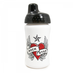 Rock Star Baby Heart & Wings спортна бутилка